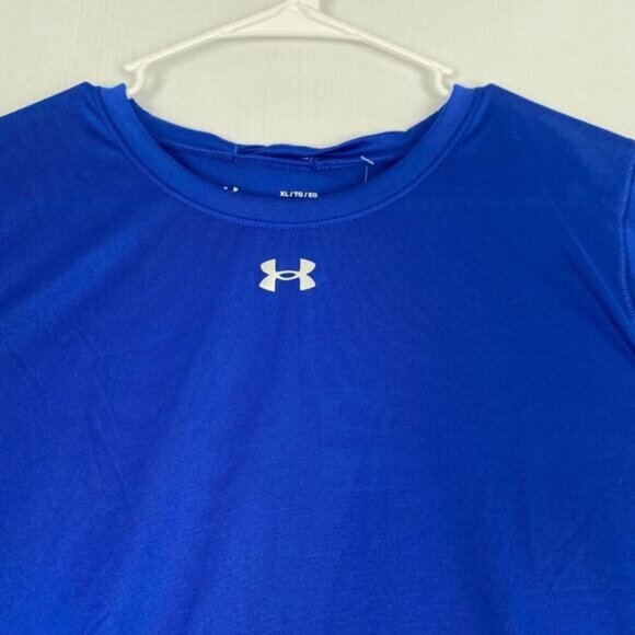 Under Armour Heatgear Long Sleeve T-Shirt Women size XL/TG/EG color Blue new - Picture 12 of 13